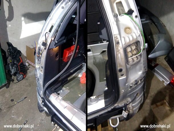 Montaż haka holowniczego Opel Meriva